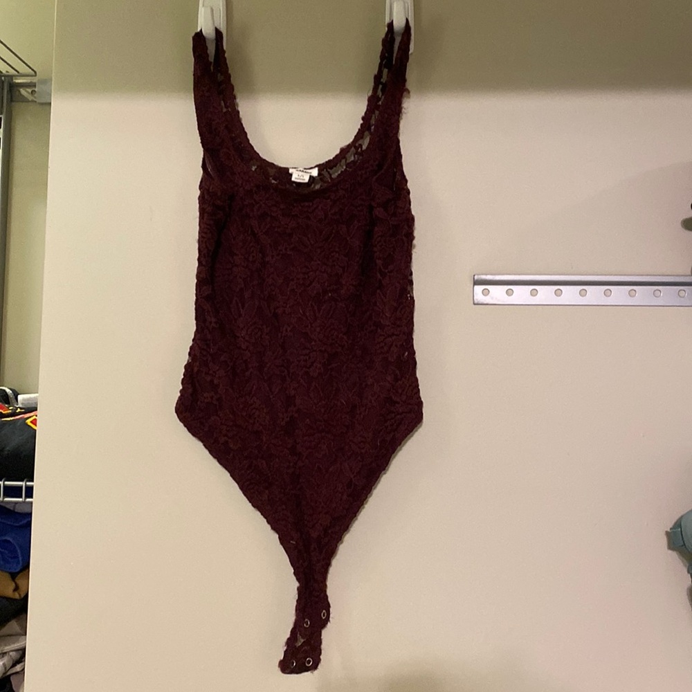Purple Lace Bodysuit